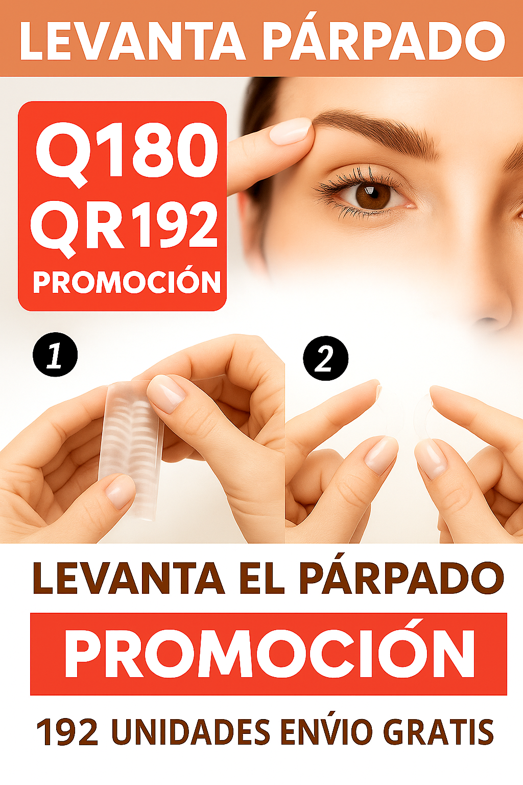 💖 LIFTING™️Cinta levanta párpados en instantes 192 unidades, envio gratis